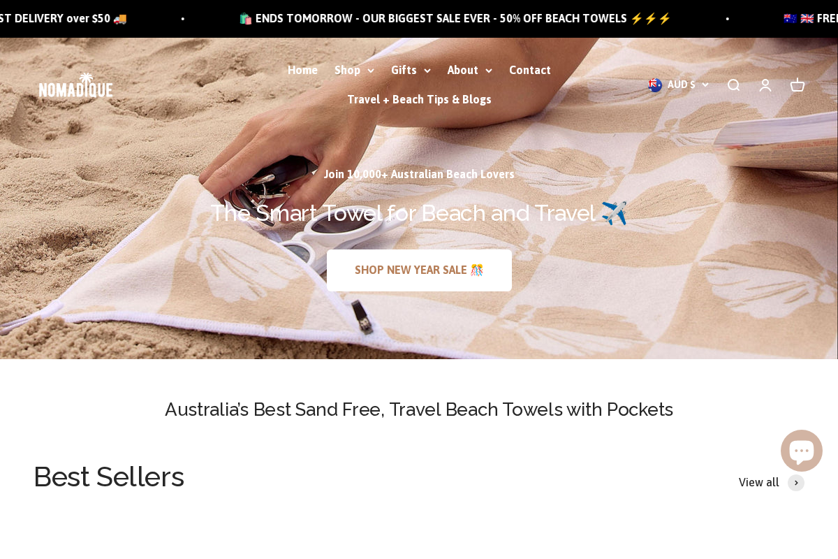 Nomadiqueco homepage screenshot