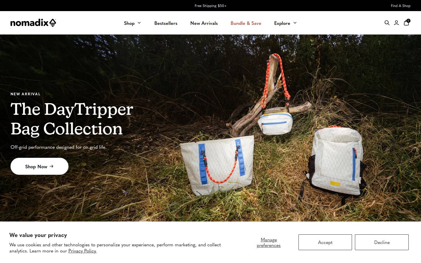 nomadix.co homepage screenshot