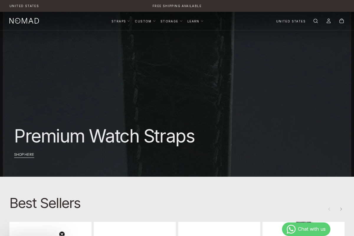 nomadwatchworksmy.com homepage screenshot