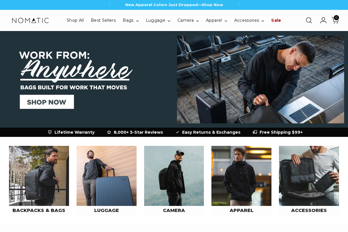NOMATIC homepage screenshot