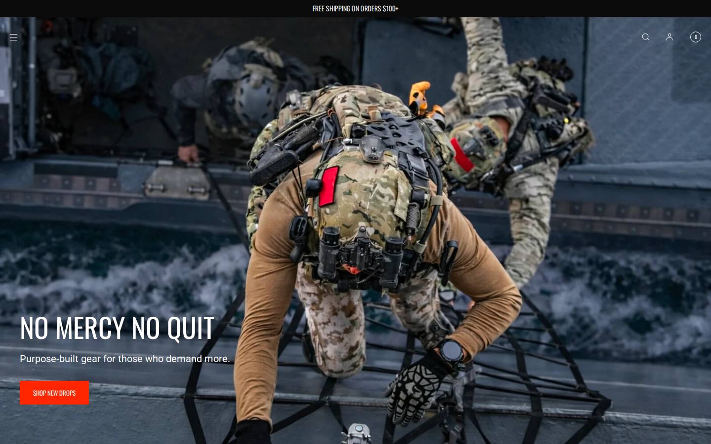 nomercynoquit.com homepage screenshot