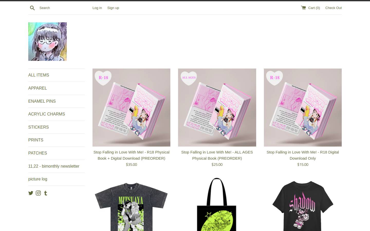 nonbinaryfrog.com homepage screenshot