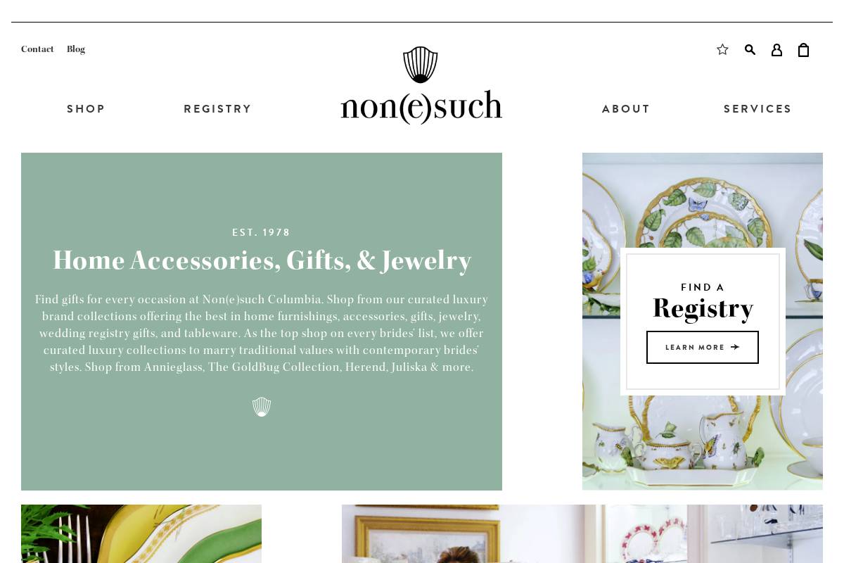 nonesuchltd.com homepage screenshot
