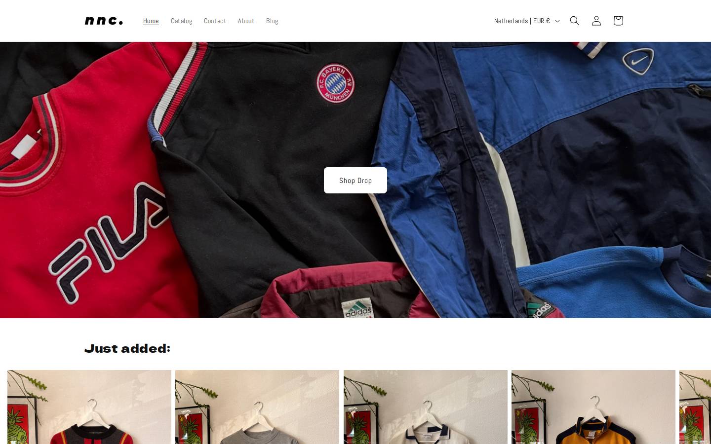 nonewcotton homepage screenshot