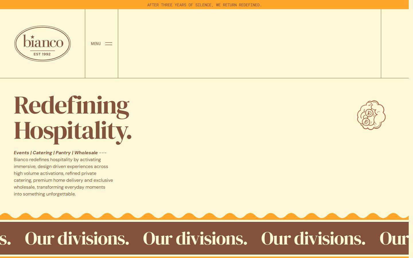 nonnabianco.com.au homepage screenshot