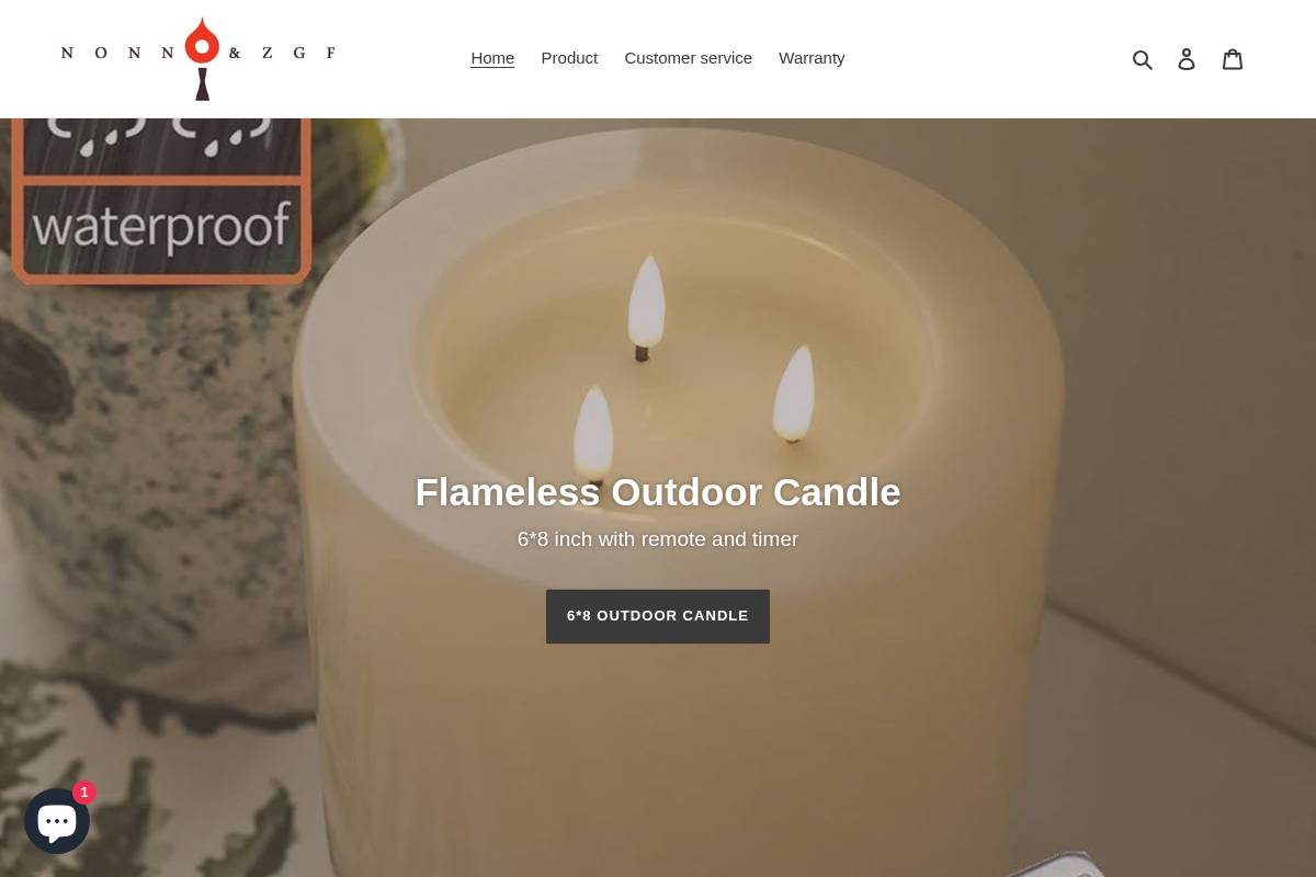 nonnozgf.com homepage screenshot