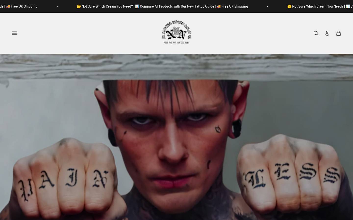 Nononsensenumbing homepage screenshot