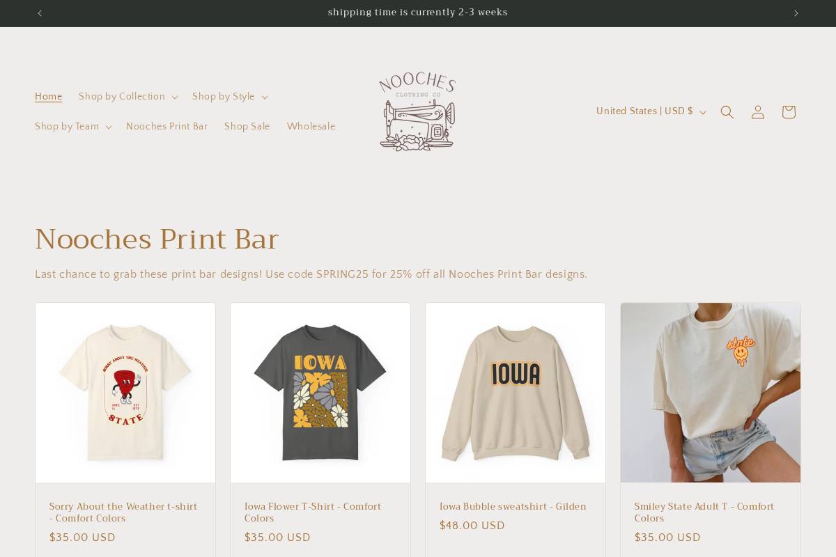 nooches.com homepage screenshot