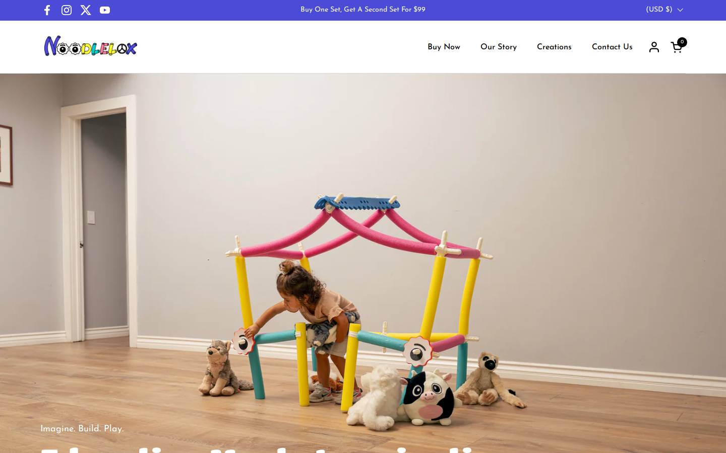 noodlelox.com homepage screenshot