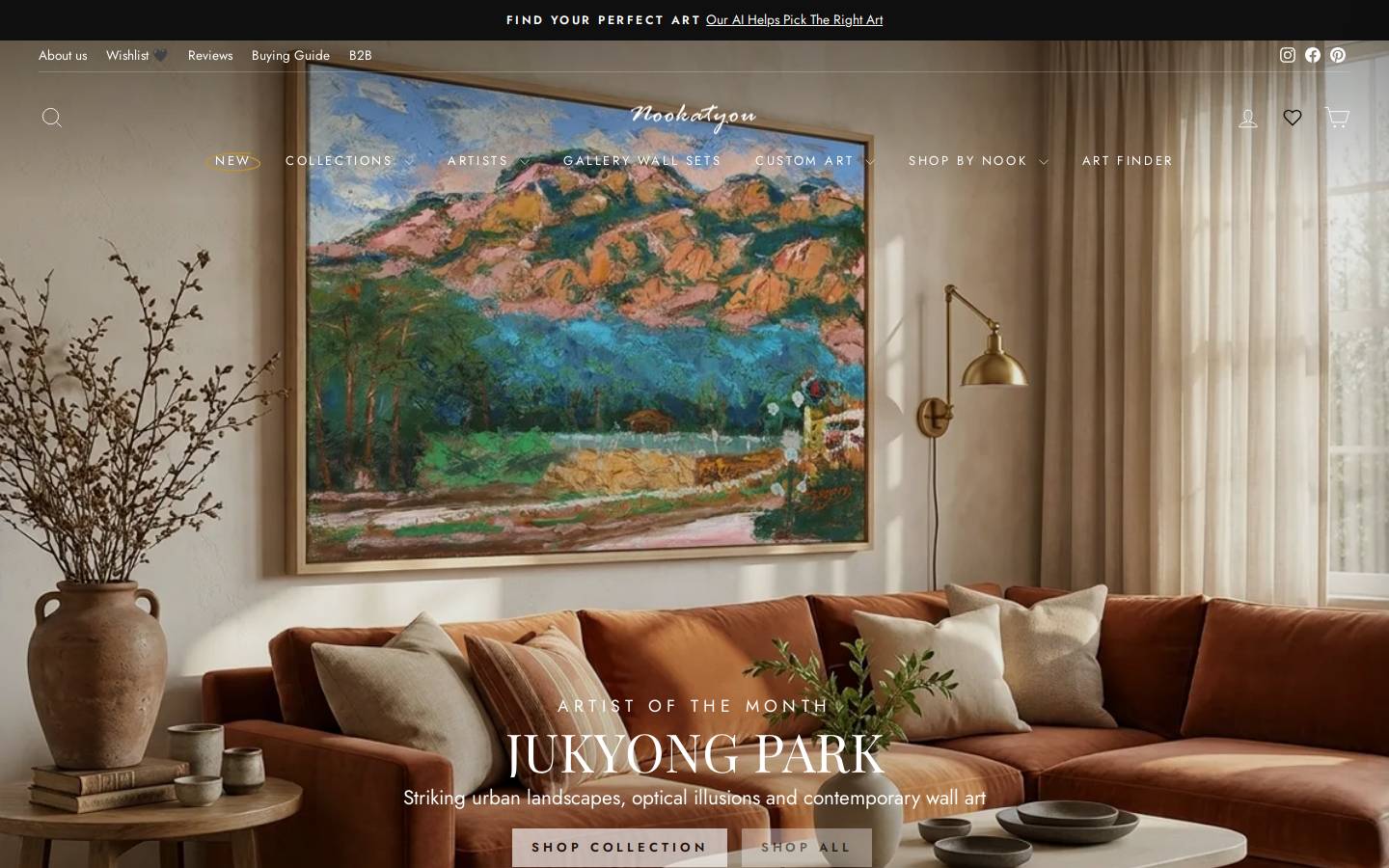 nookatyou.com homepage screenshot