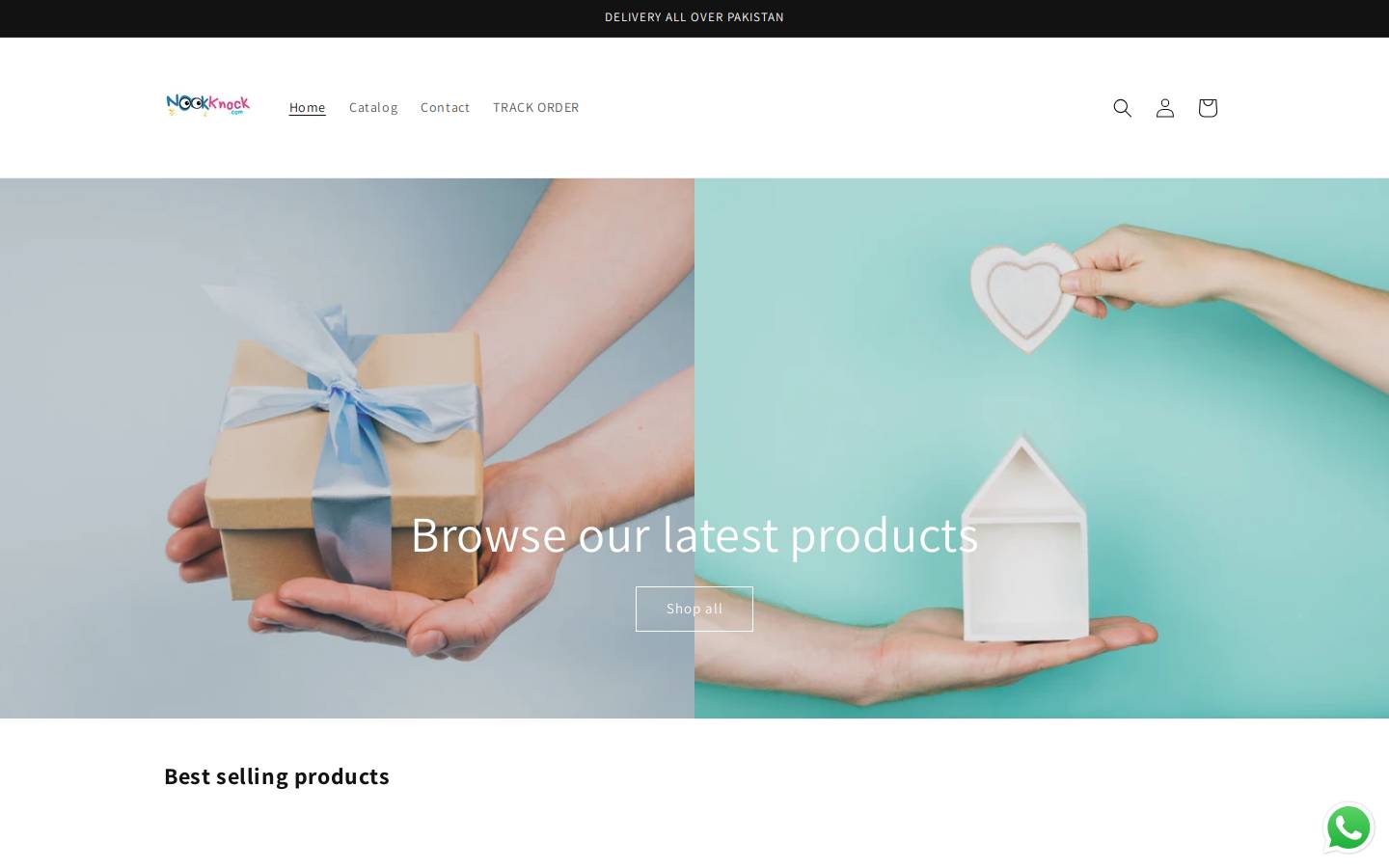 nookknock.com homepage screenshot