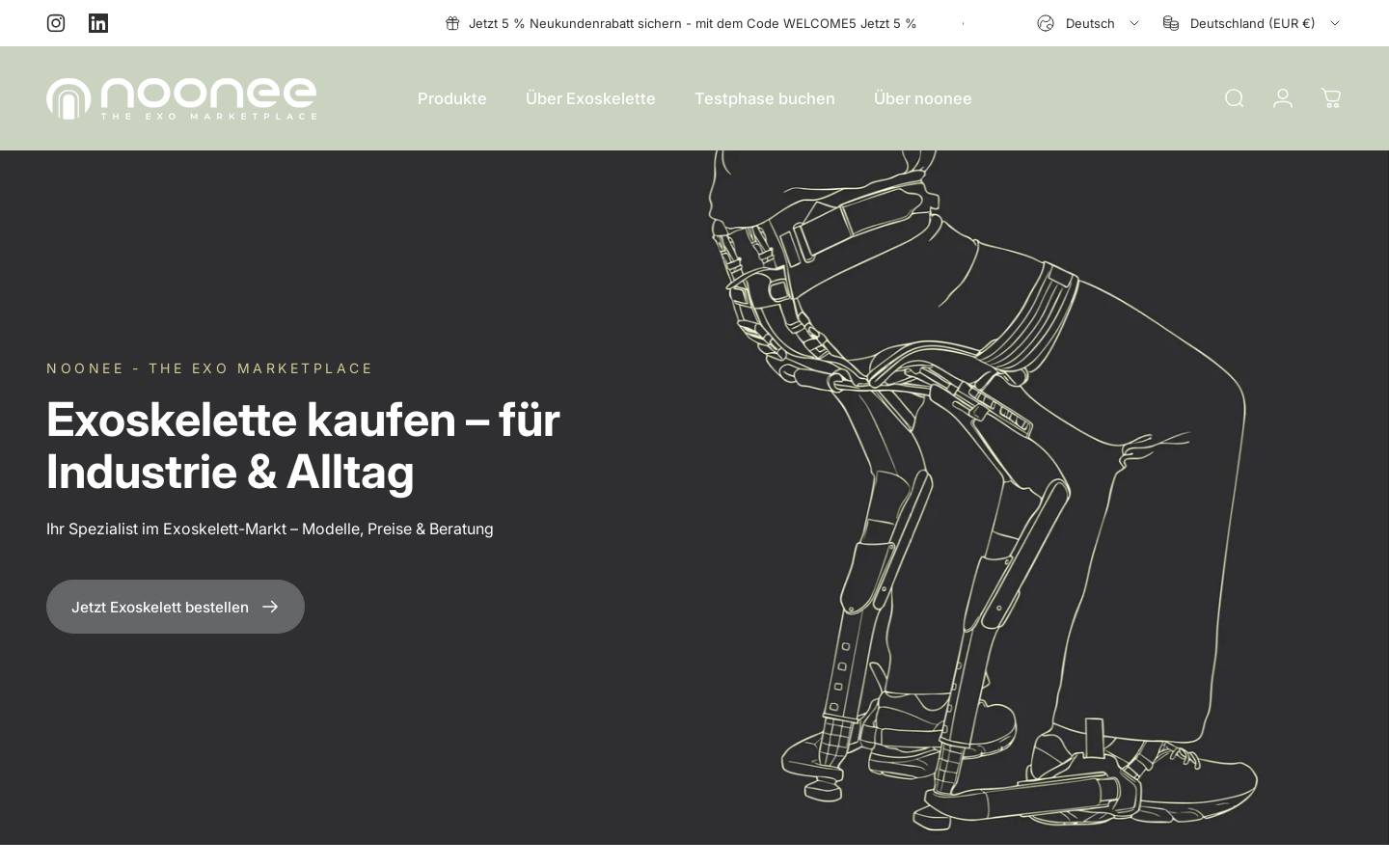 noonee.com homepage screenshot