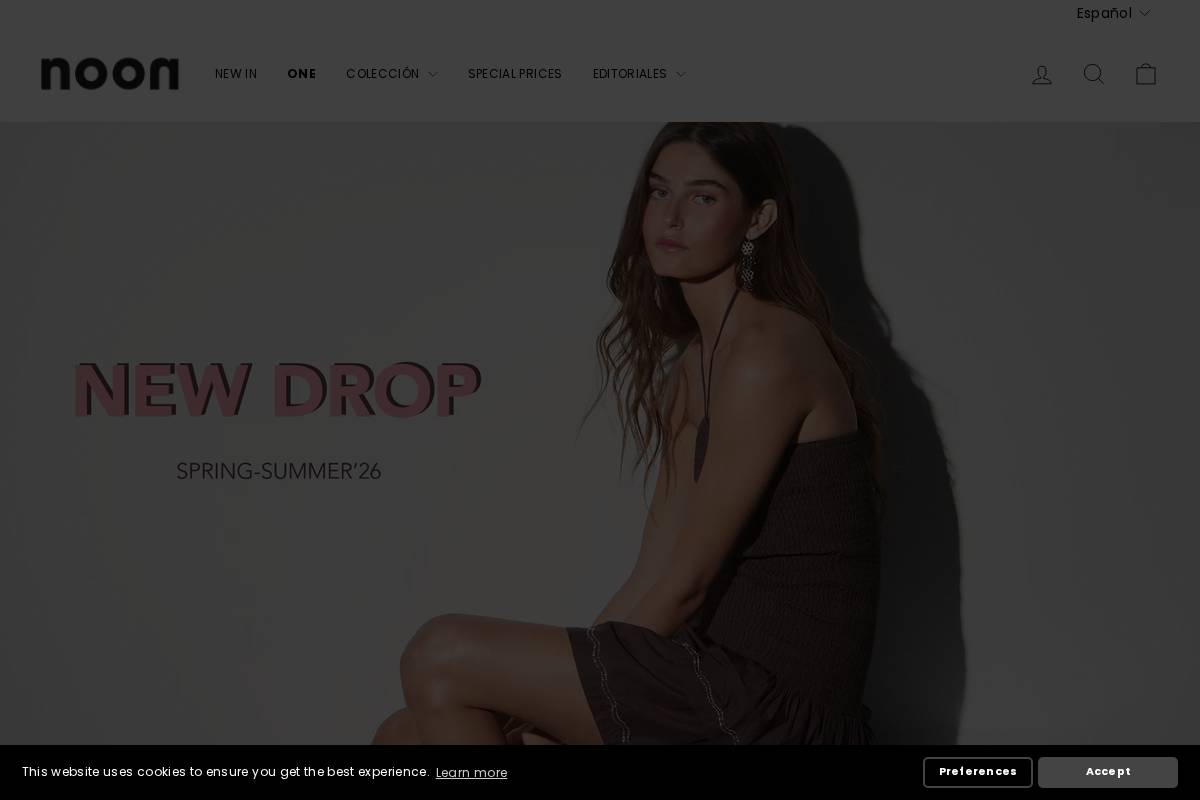 noonspain.com homepage screenshot