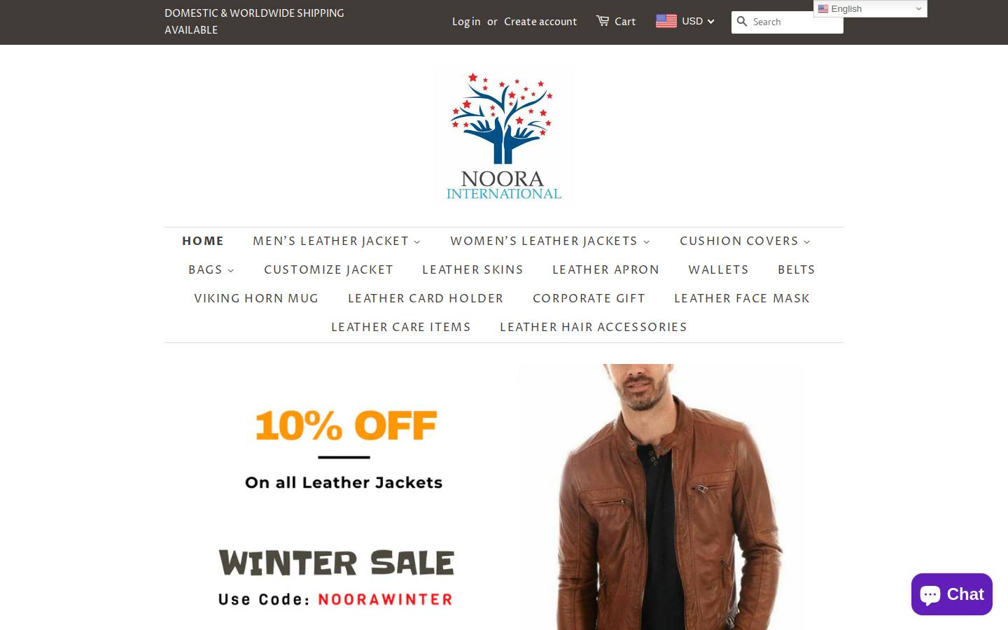noorainternational.biz homepage screenshot