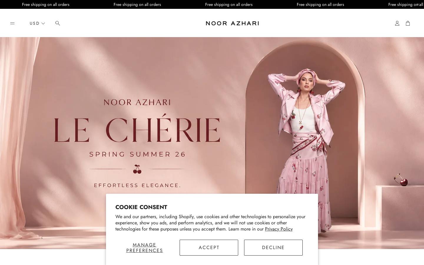 noorazhari.com homepage screenshot