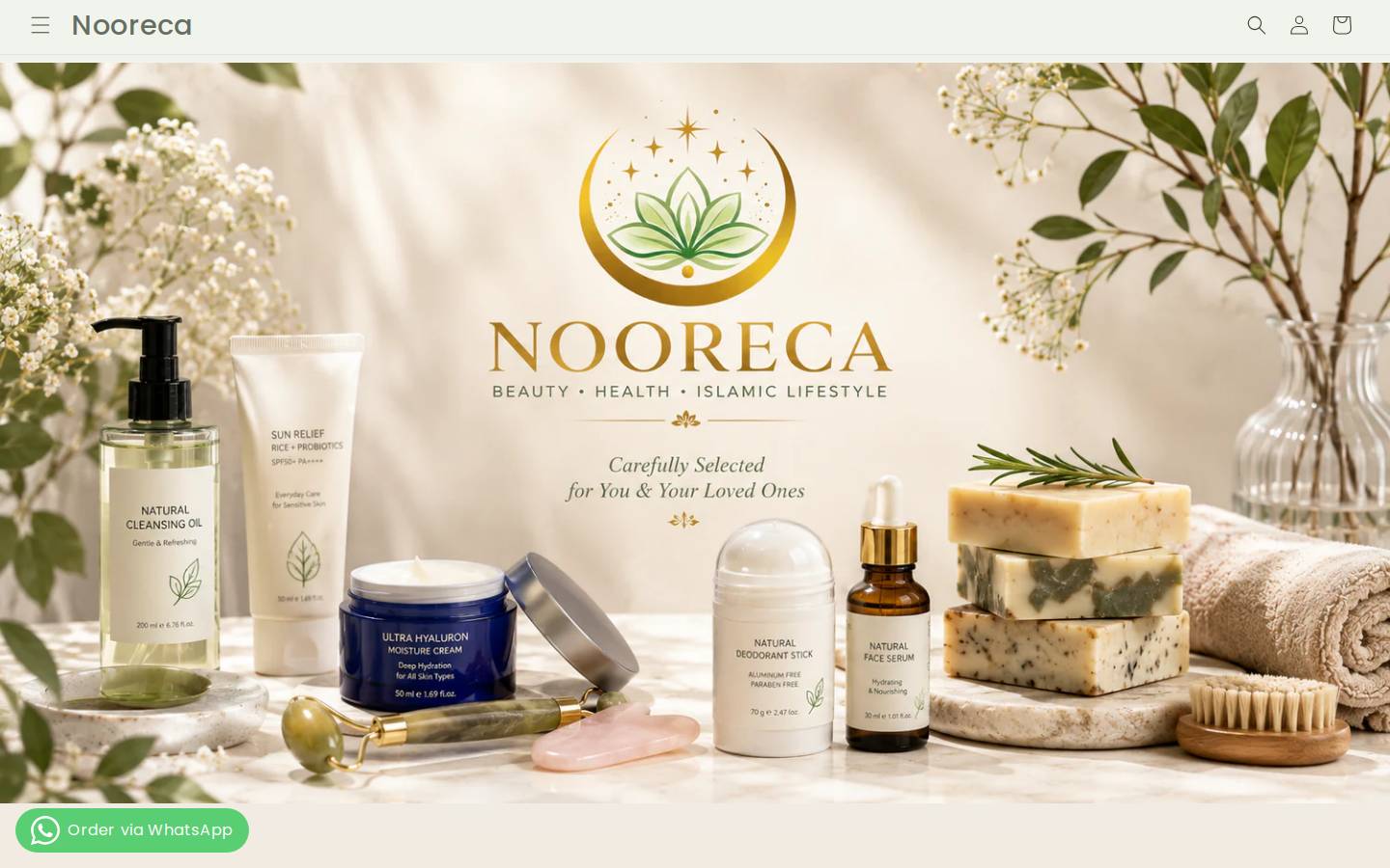 nooreca.com homepage screenshot
