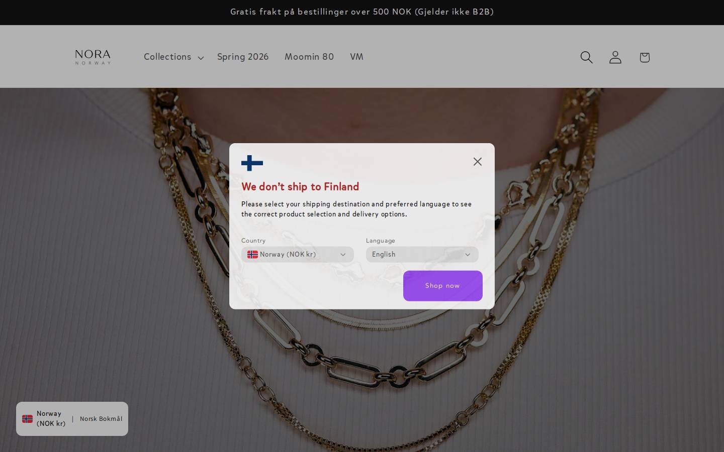 noranorway.com homepage screenshot