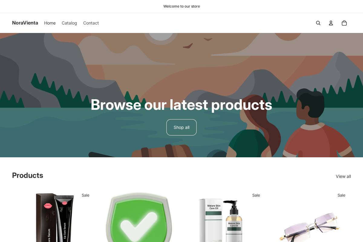 noravienta.com homepage screenshot