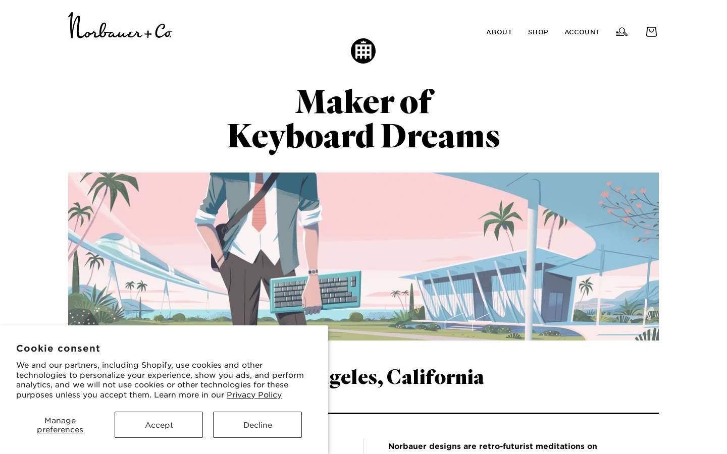 norbauer.co homepage screenshot