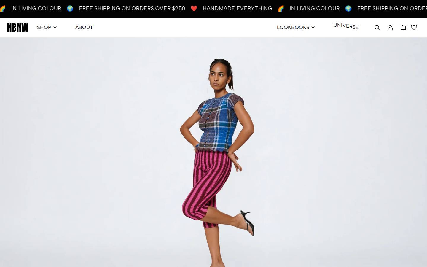 norblacknorwhite.com homepage screenshot