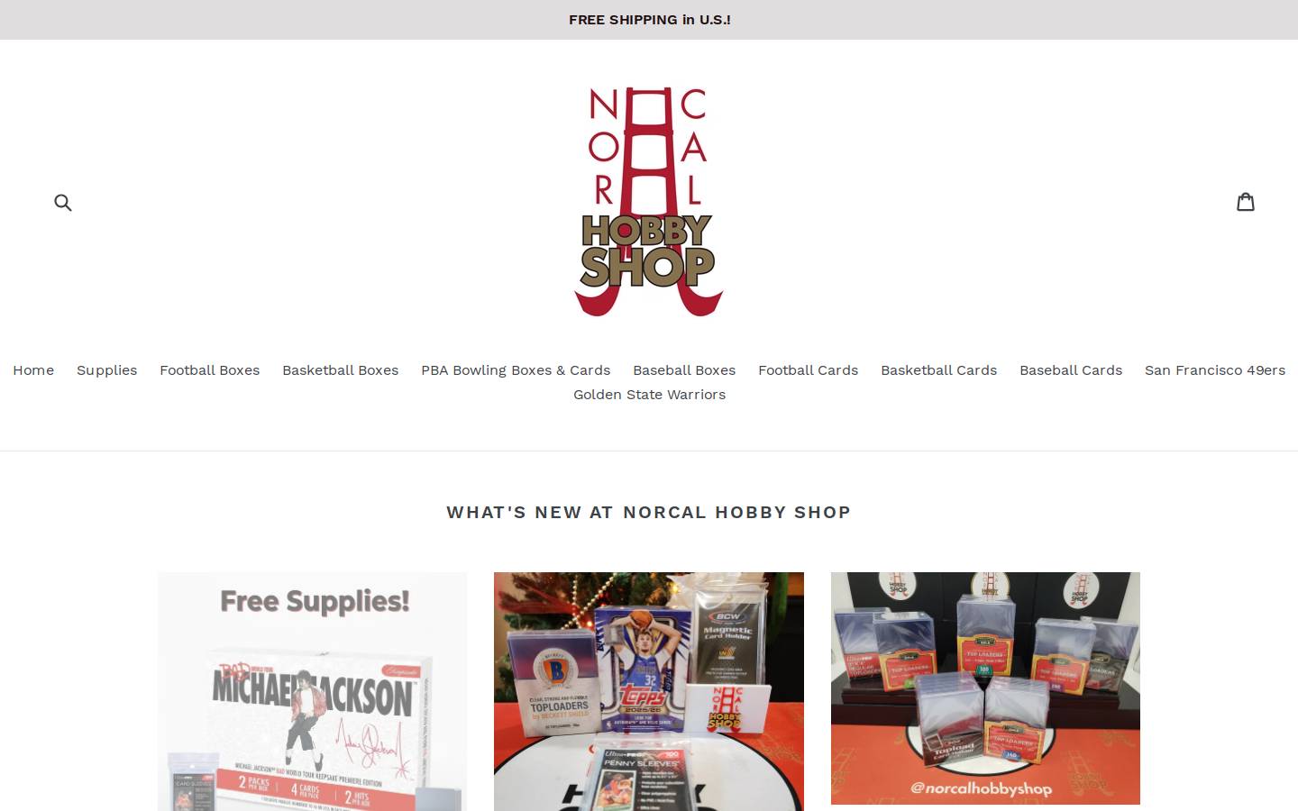 norcalhobbyshop.com homepage screenshot