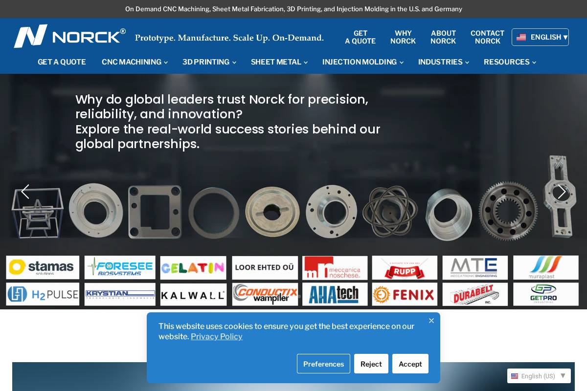 XYZ Trial homepage screenshot