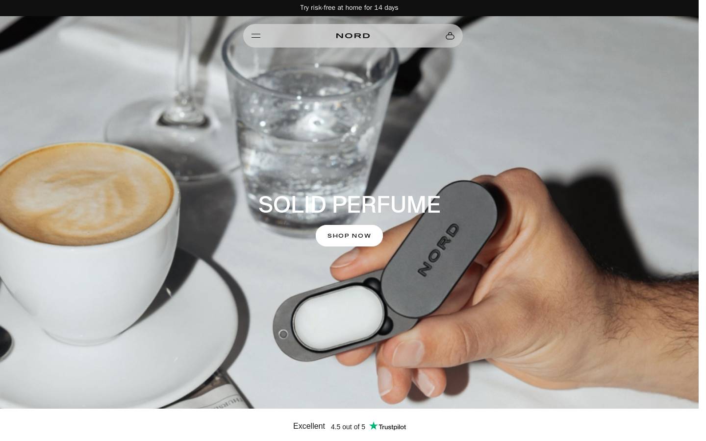NORD homepage screenshot