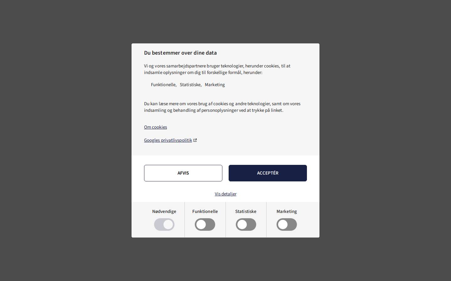 nordal.dk homepage screenshot