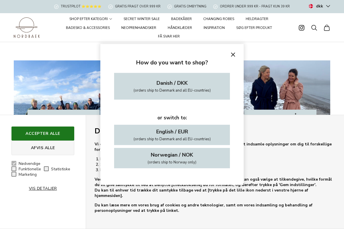 NORDBAEK homepage screenshot