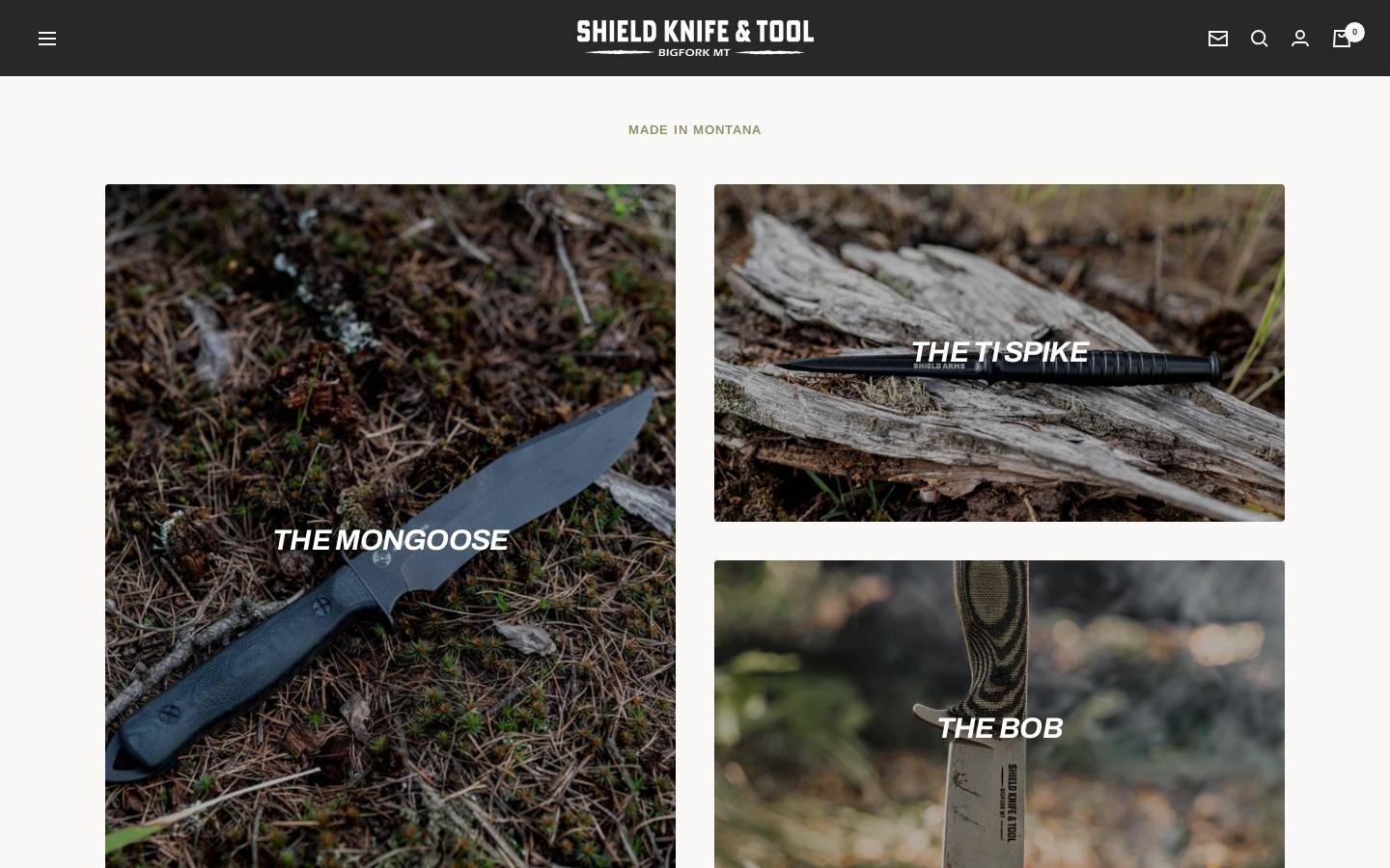 nordenknives.com homepage screenshot