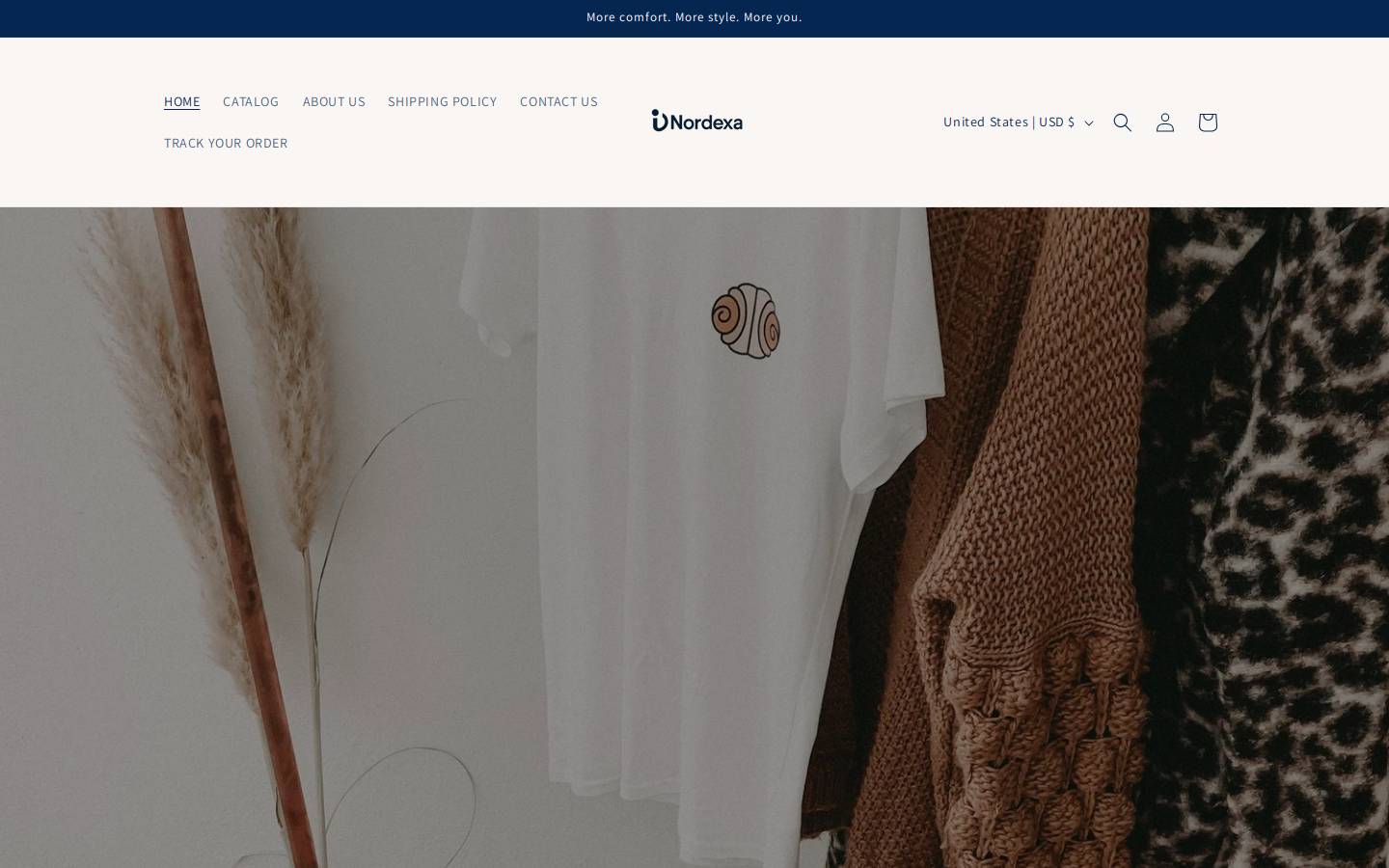 nordexastore.com homepage screenshot