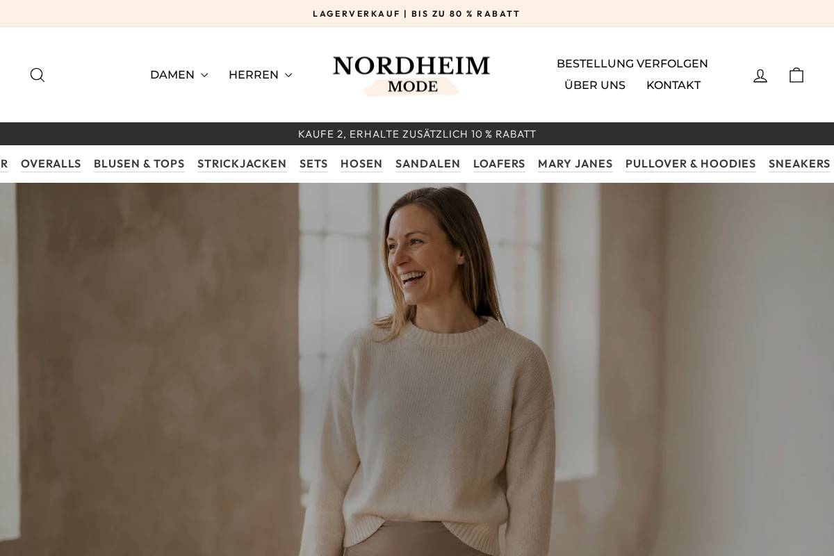 Nordheim Mode homepage screenshot