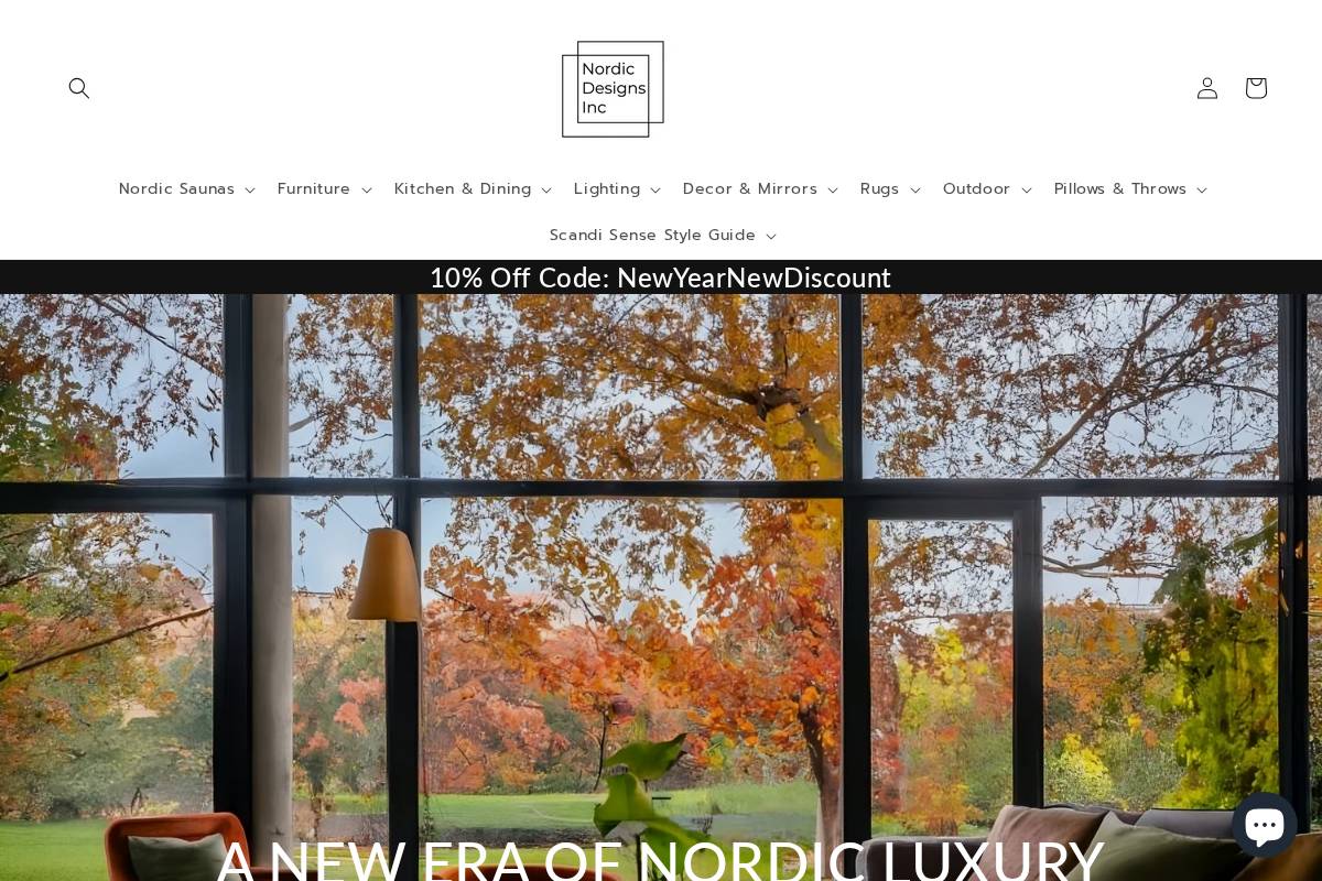 nordicdesignsinc.com homepage screenshot