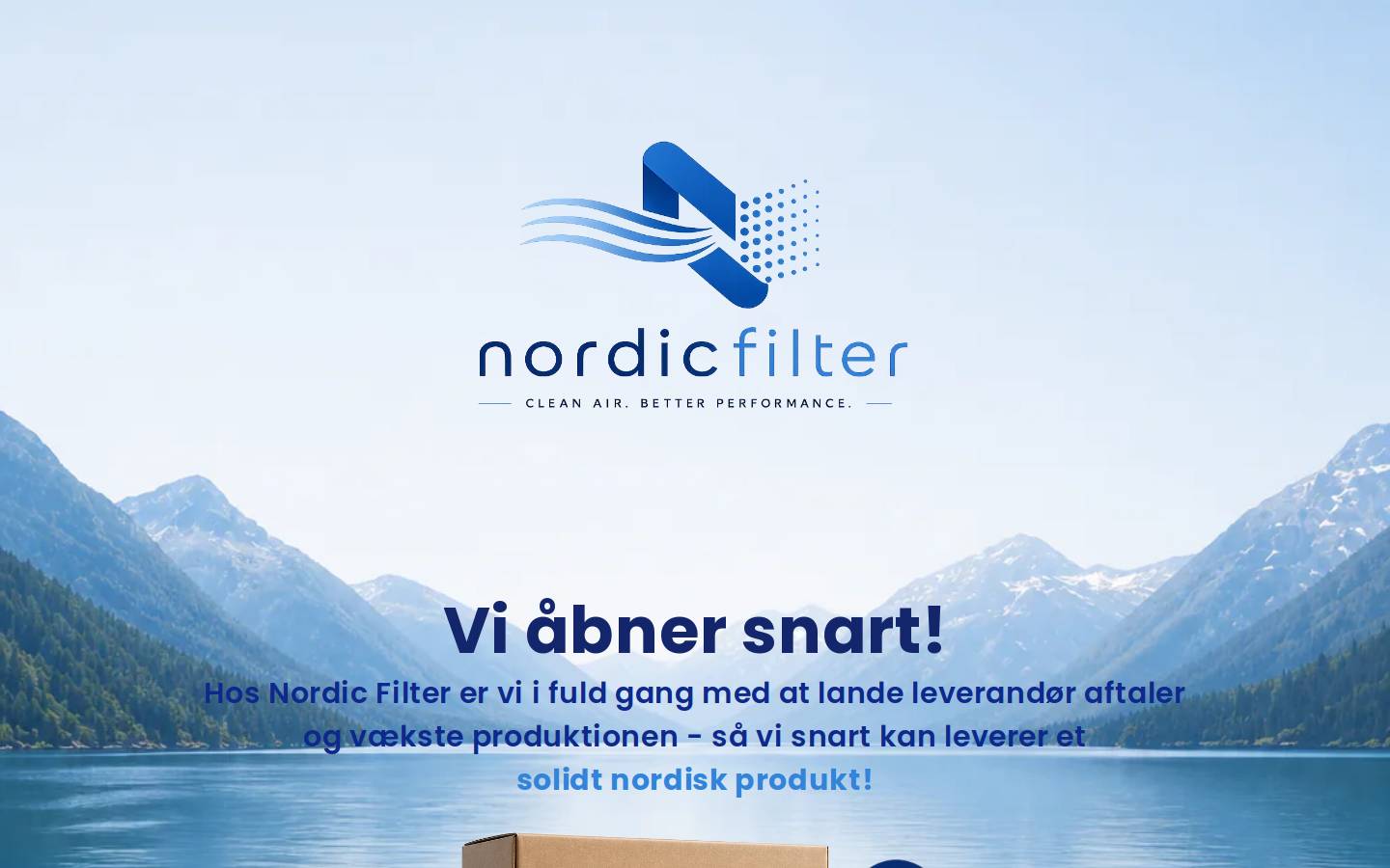 nordicfilter.dk homepage screenshot