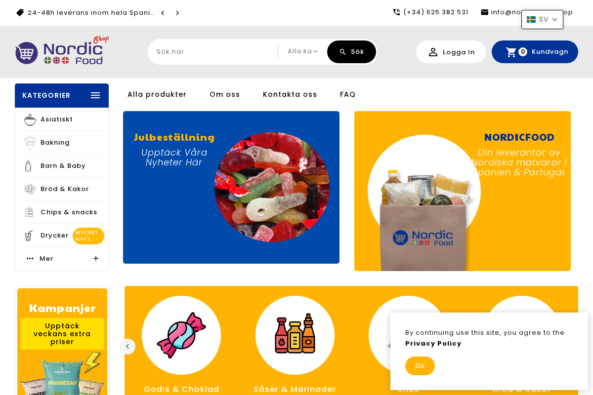 nordicfood.shop homepage screenshot