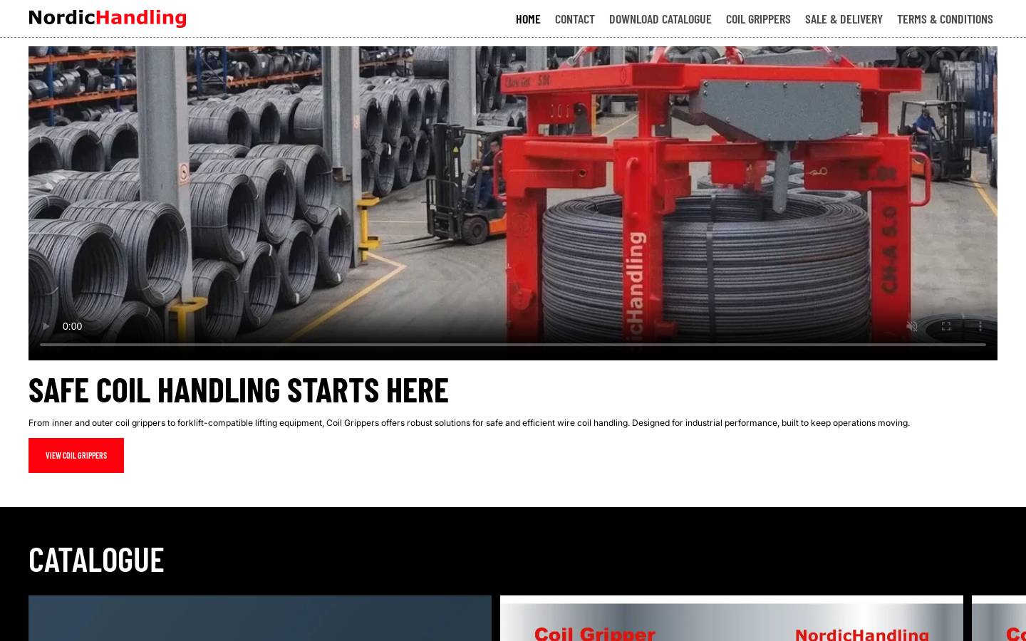 nordichandling.com homepage screenshot