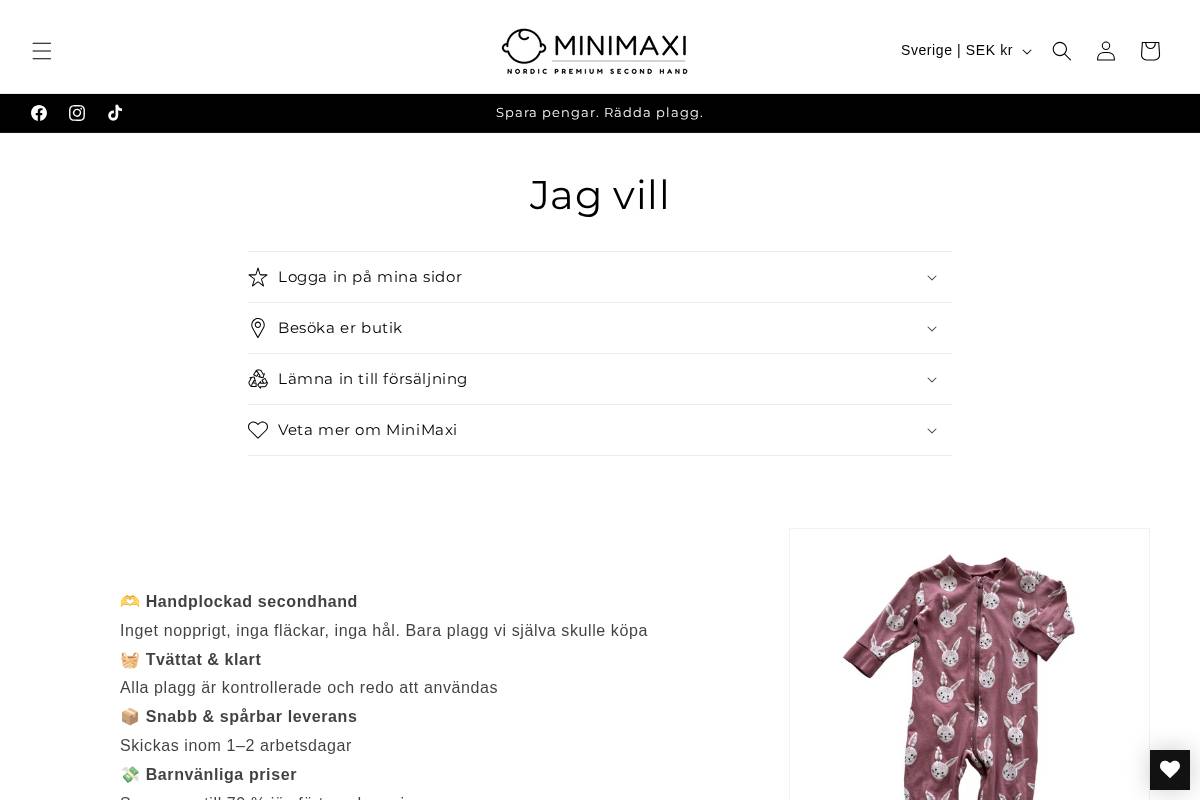 Nordic MiniMaxi homepage screenshot