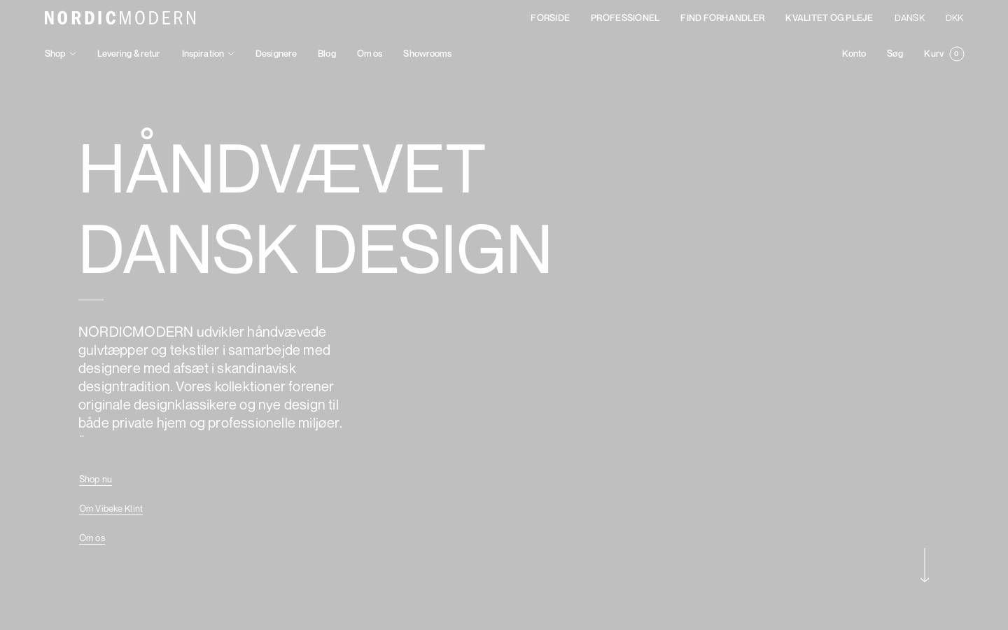 nordicmodern.com homepage screenshot
