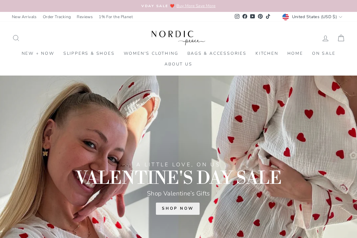 Nordic Peace homepage screenshot