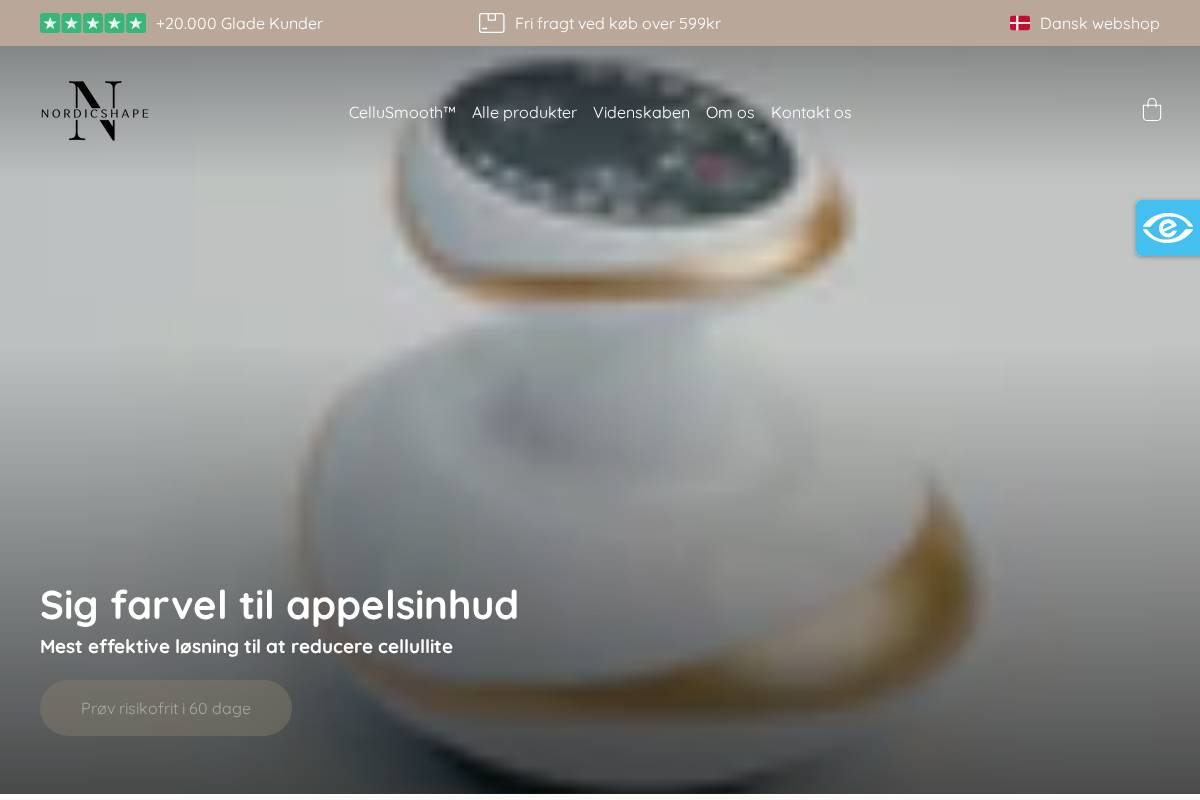 Nordic Shape ApS homepage screenshot