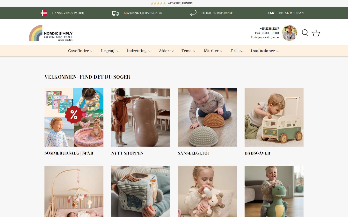 NORDIC SIMPLY homepage screenshot