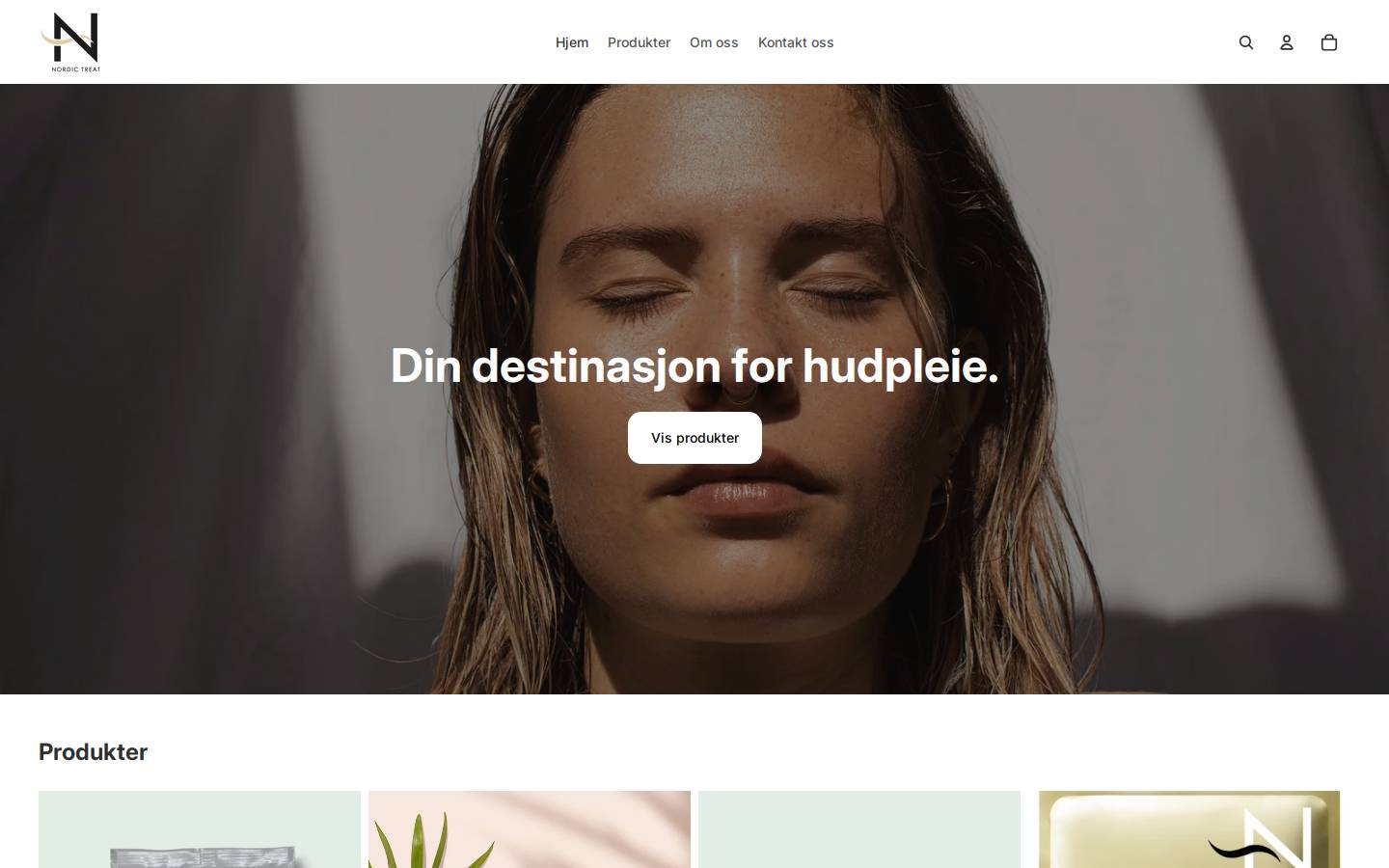 Nordic Treat homepage screenshot