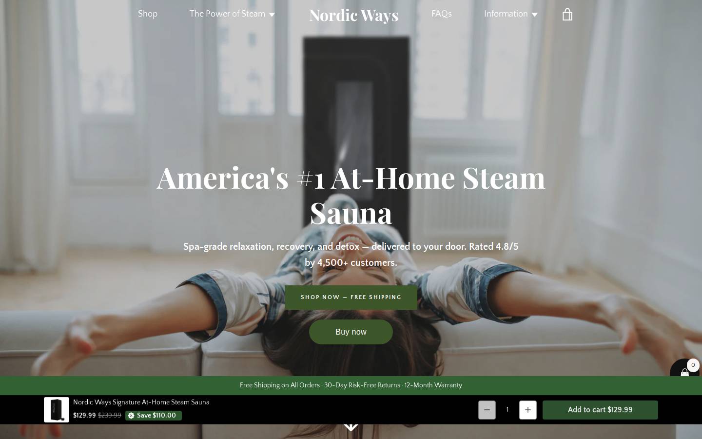 nordicways.boutique homepage screenshot