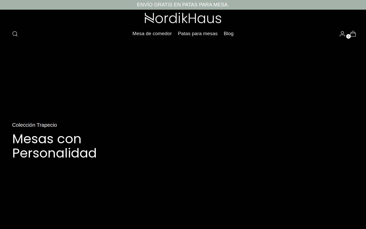 nordikhaus.com homepage screenshot