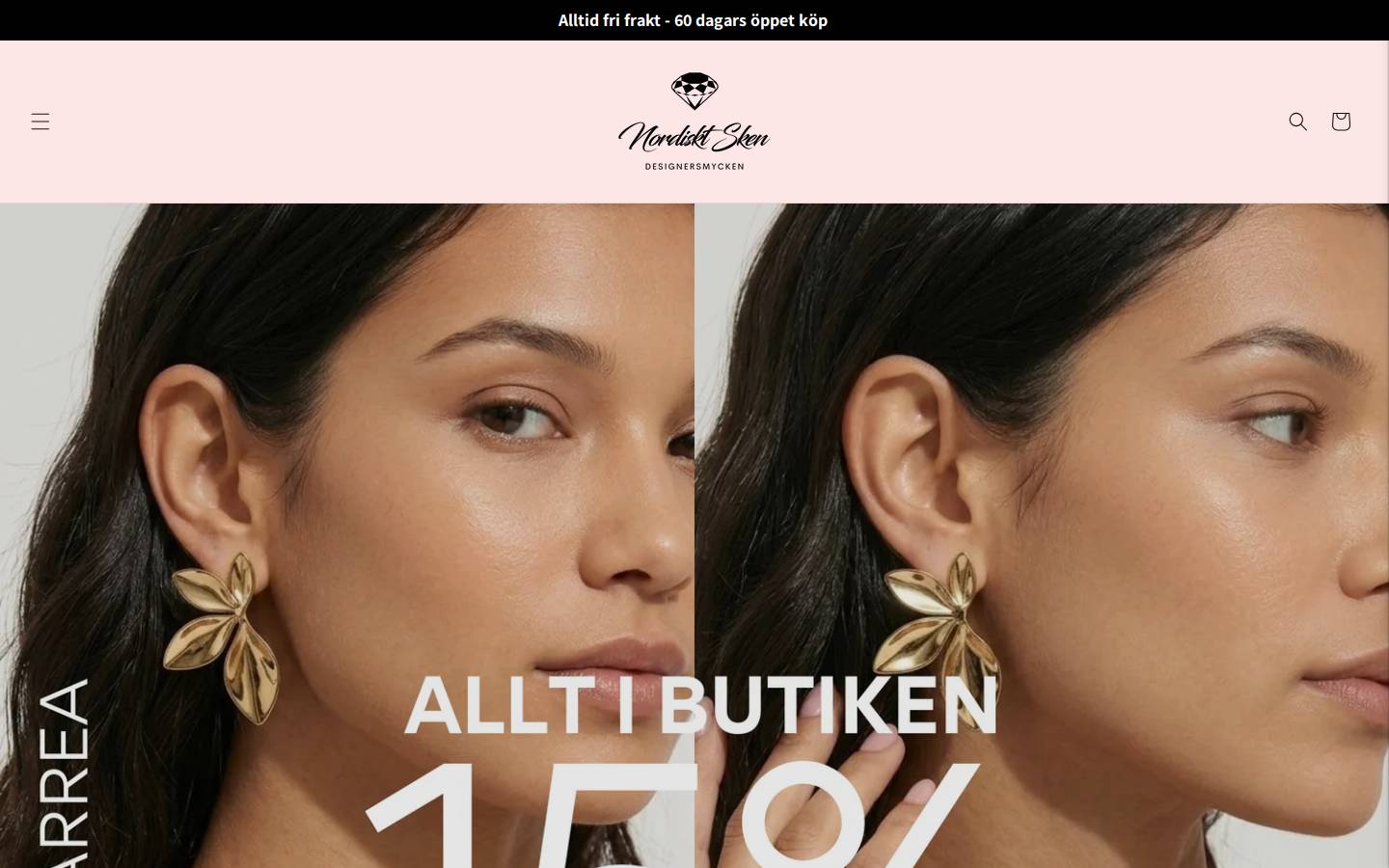 Nordisktsken homepage screenshot
