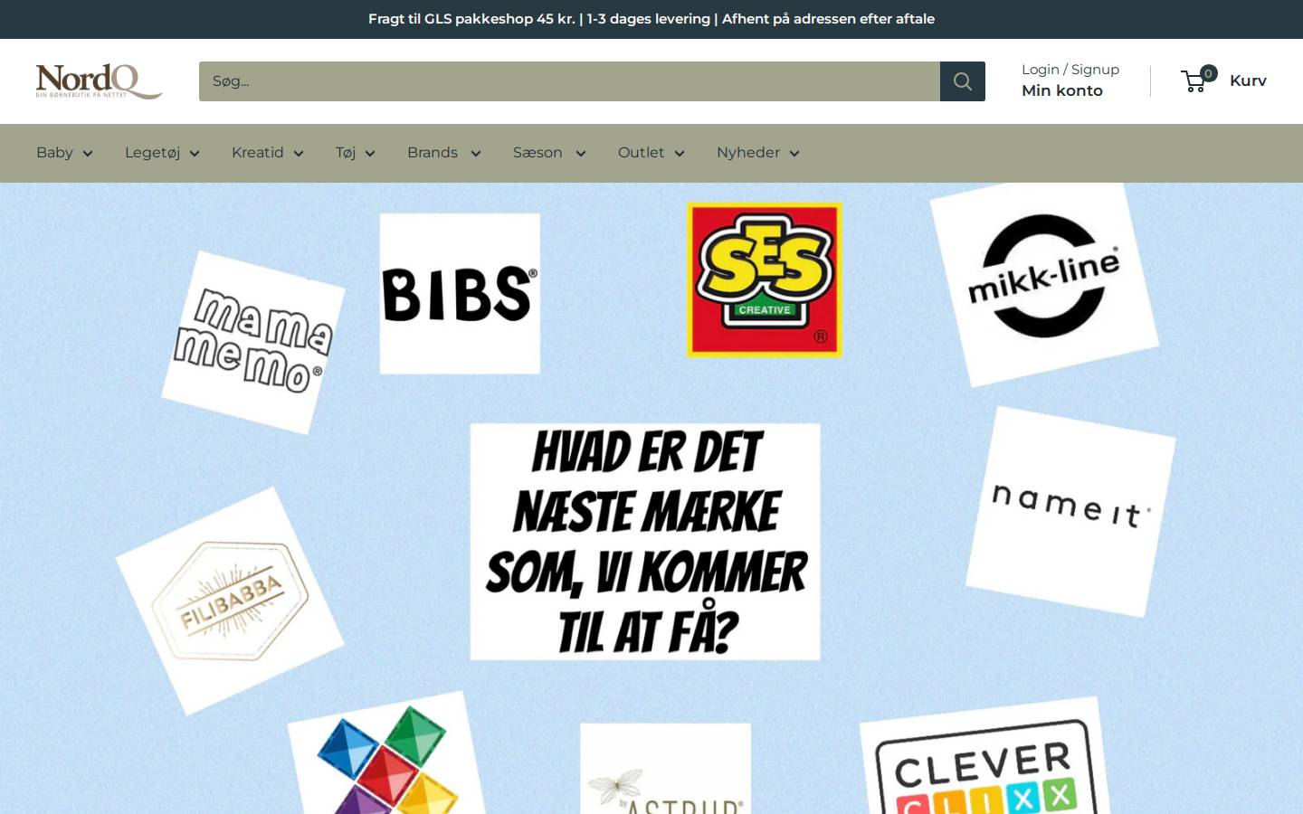 Nordq homepage screenshot