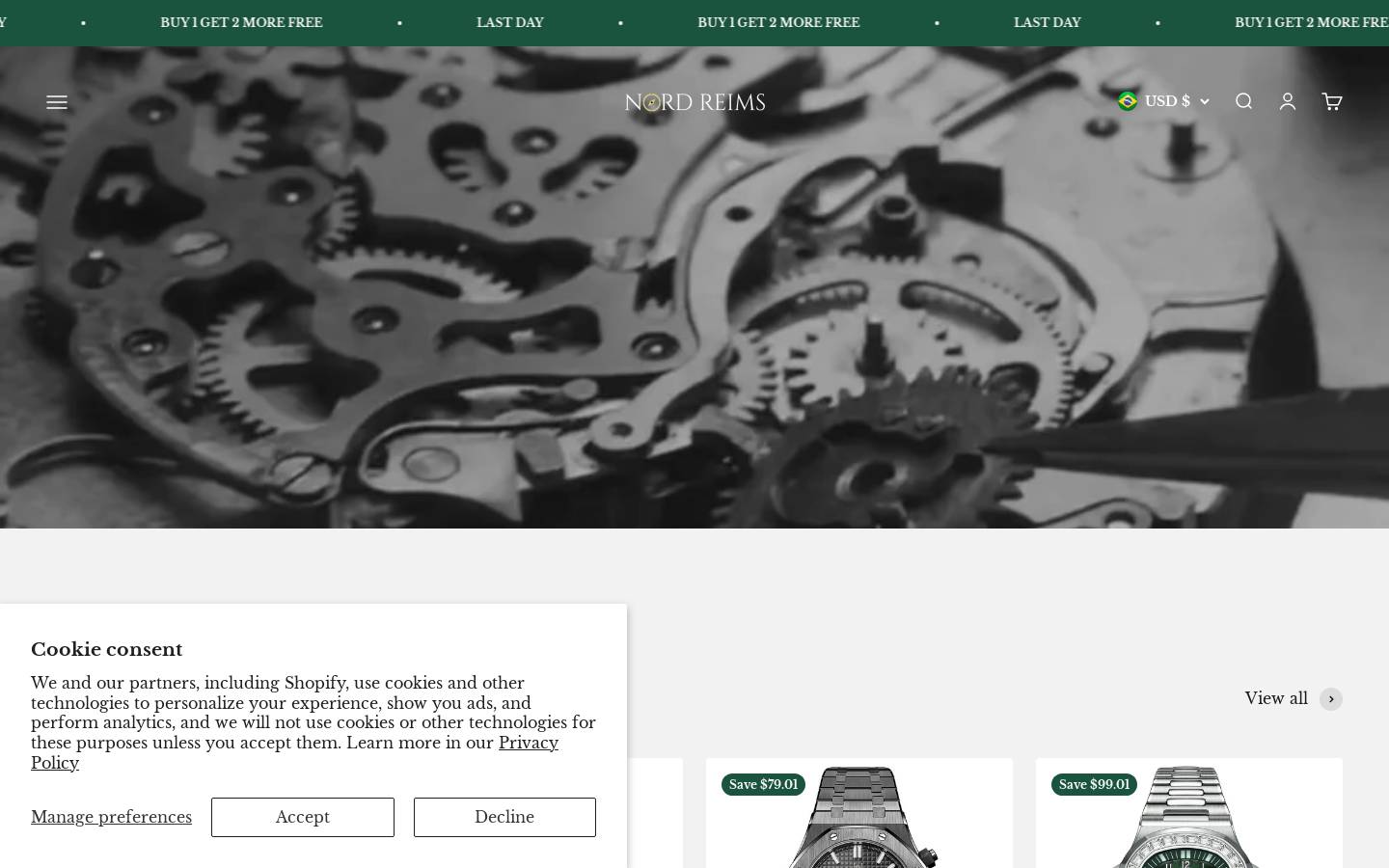 nordreims.com homepage screenshot