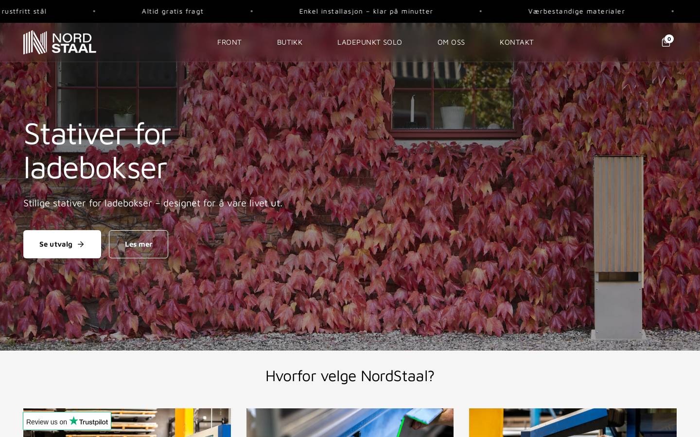nordstaal.com homepage screenshot