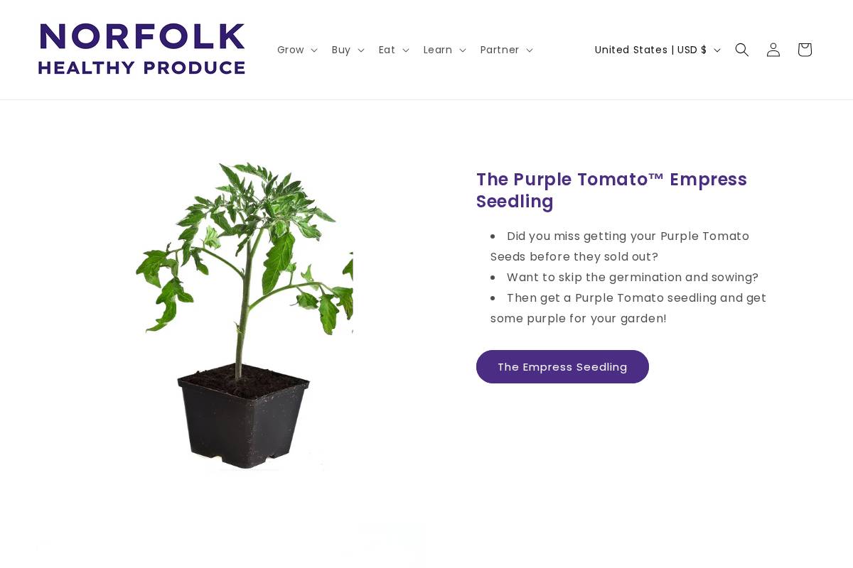 norfolkhealthyproduce.com homepage screenshot