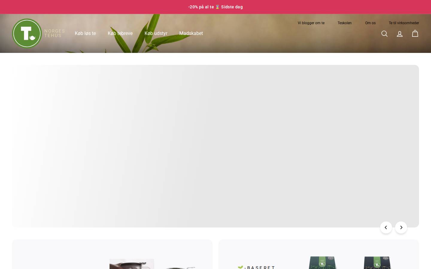 norges-tehus.dk homepage screenshot